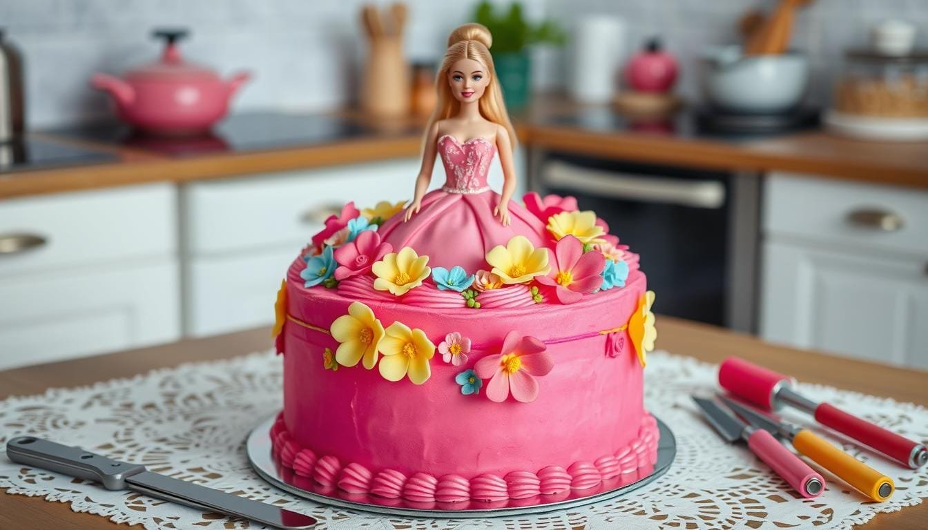 barbie cake